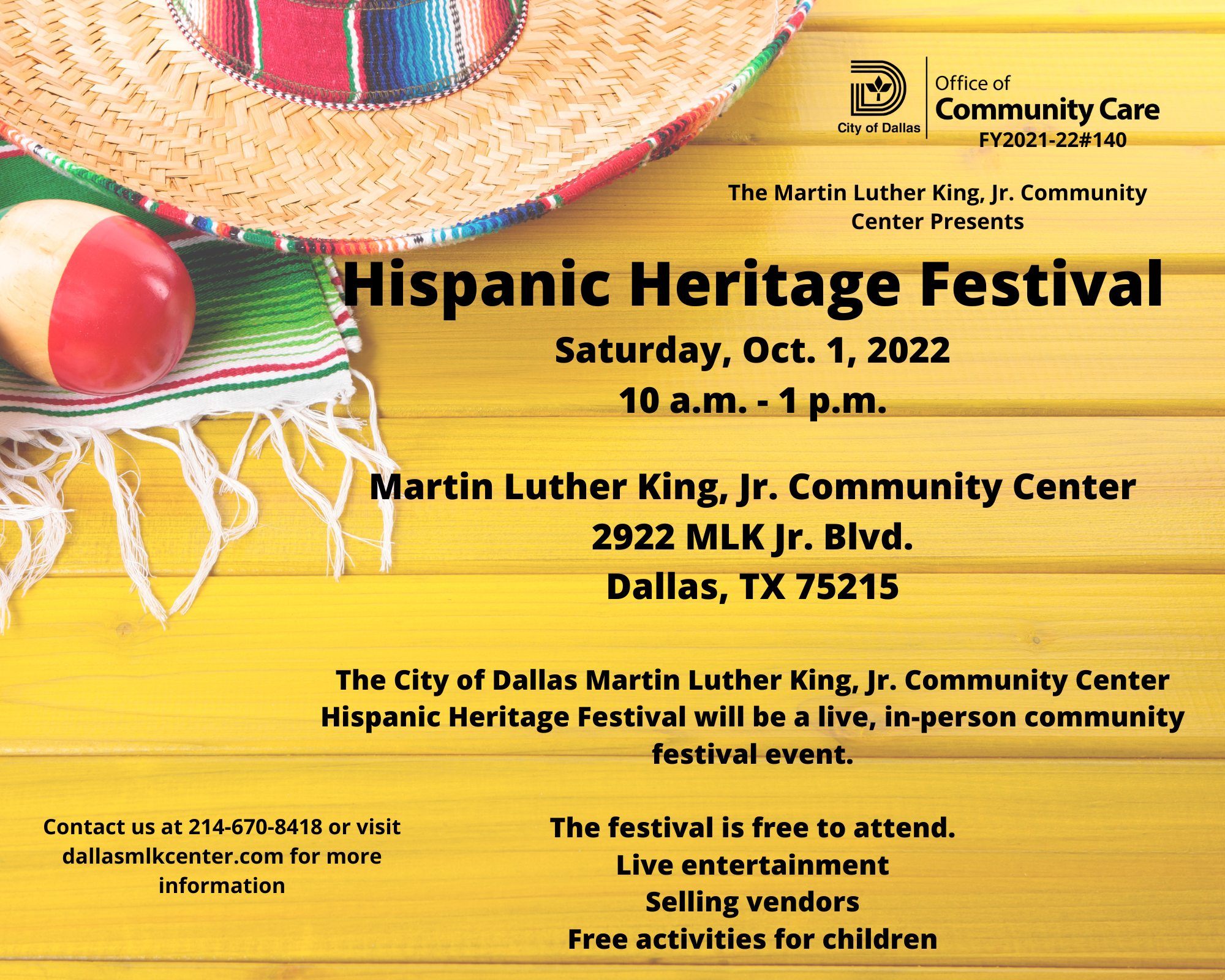 Hispanic Heritage Festival (4) | The Martin Luther King, Jr. Community ...