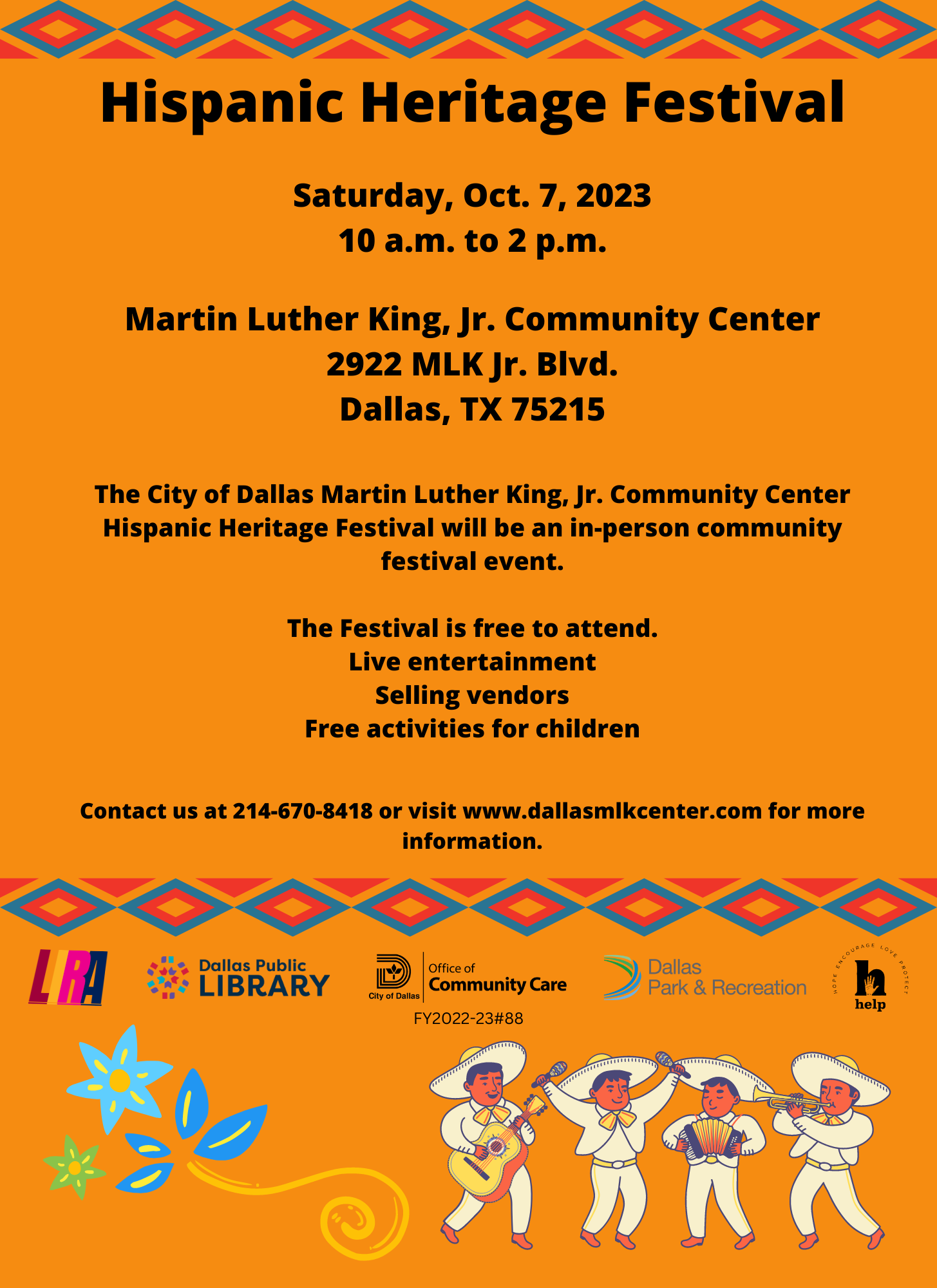 2023 Hispanic Heritage Festival (1) | The Martin Luther King, Jr ...